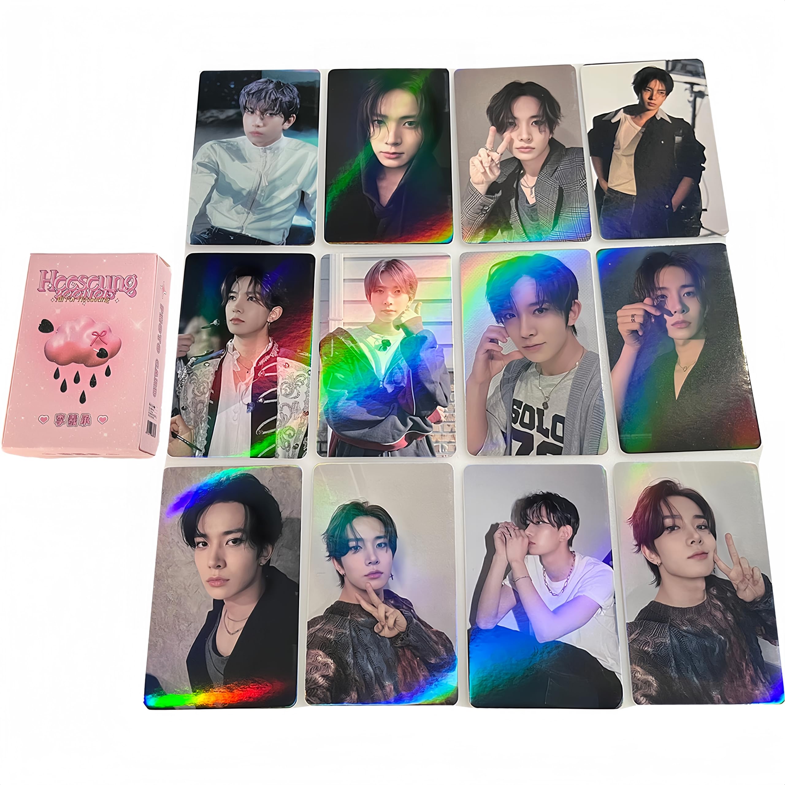 ENHYPEN Laser Cards 50Pcs ENHYPEN Lomo Cards ENHYPEN Album cards
